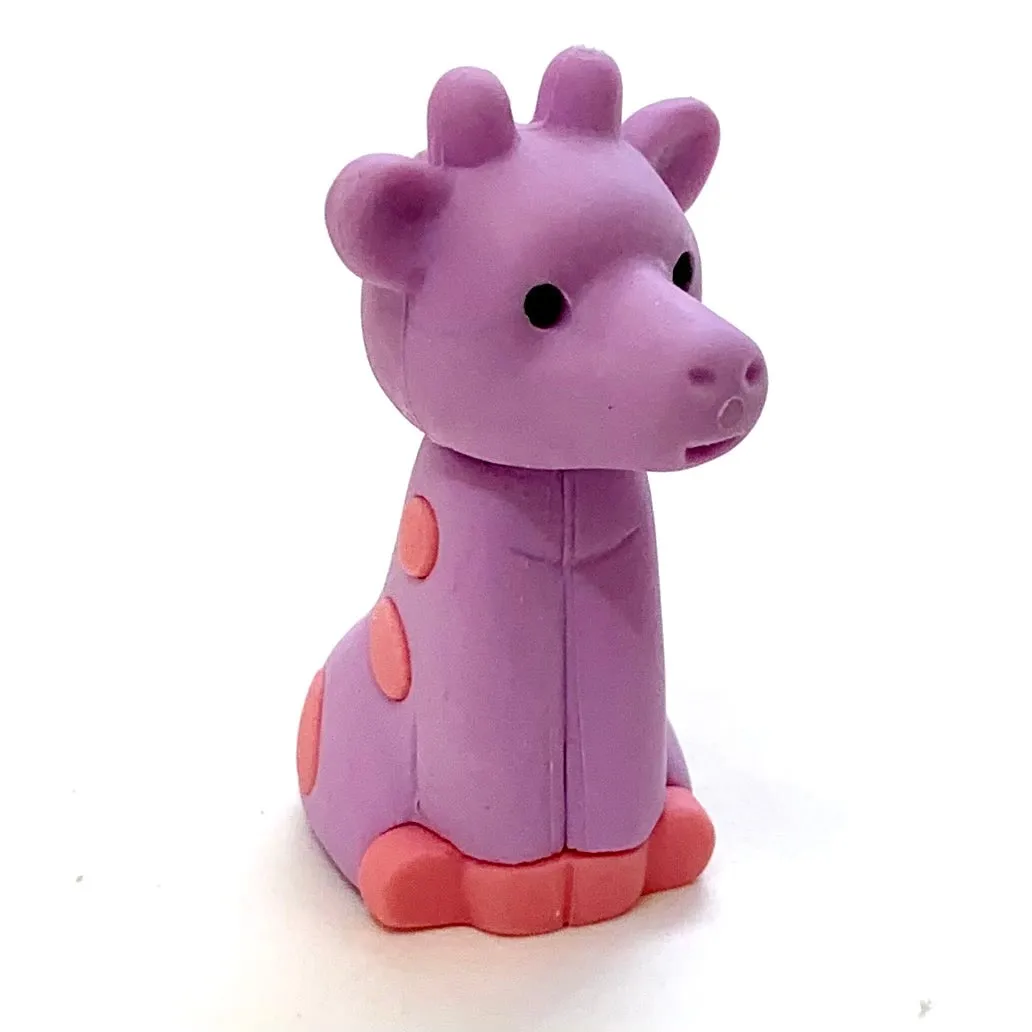 38451 IWAKO Colorz Giraffe -12 sets of 5 Erasers