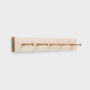 5 Hook Peg Rail