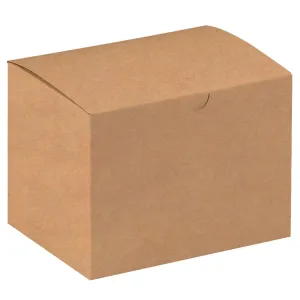 6 x 4 1/2 x 4 1/2" Kraft Gift Boxes