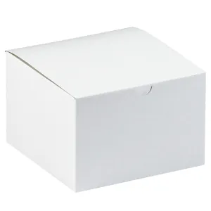 6 x 6 x 4" White Gift Boxes