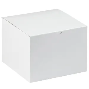 8 x 8 x 6" White Gift Boxes