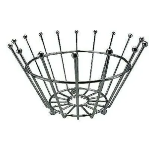 Apollo Chrome Fruit Bowl Crown