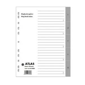 Atlas 1-7 Plastic Divider A4