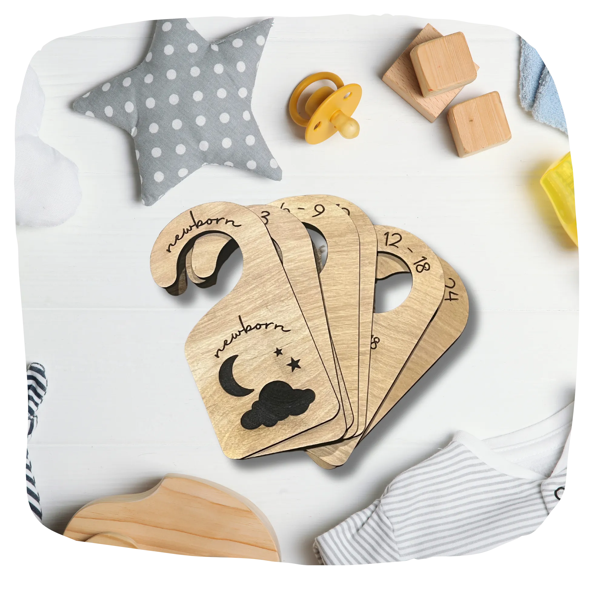 Baby Closet Divider (Set of 7)