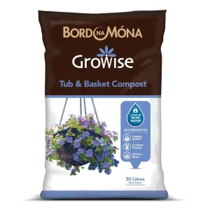 Bord Na Mona Growise Tub & Basket Compost 50L