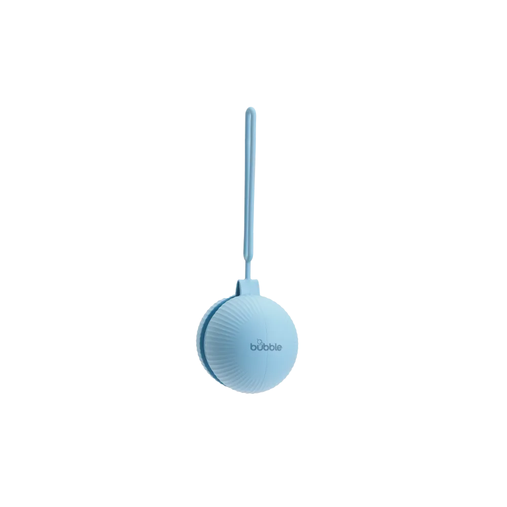 Bubble Silicone Pacifier Holder - Blue