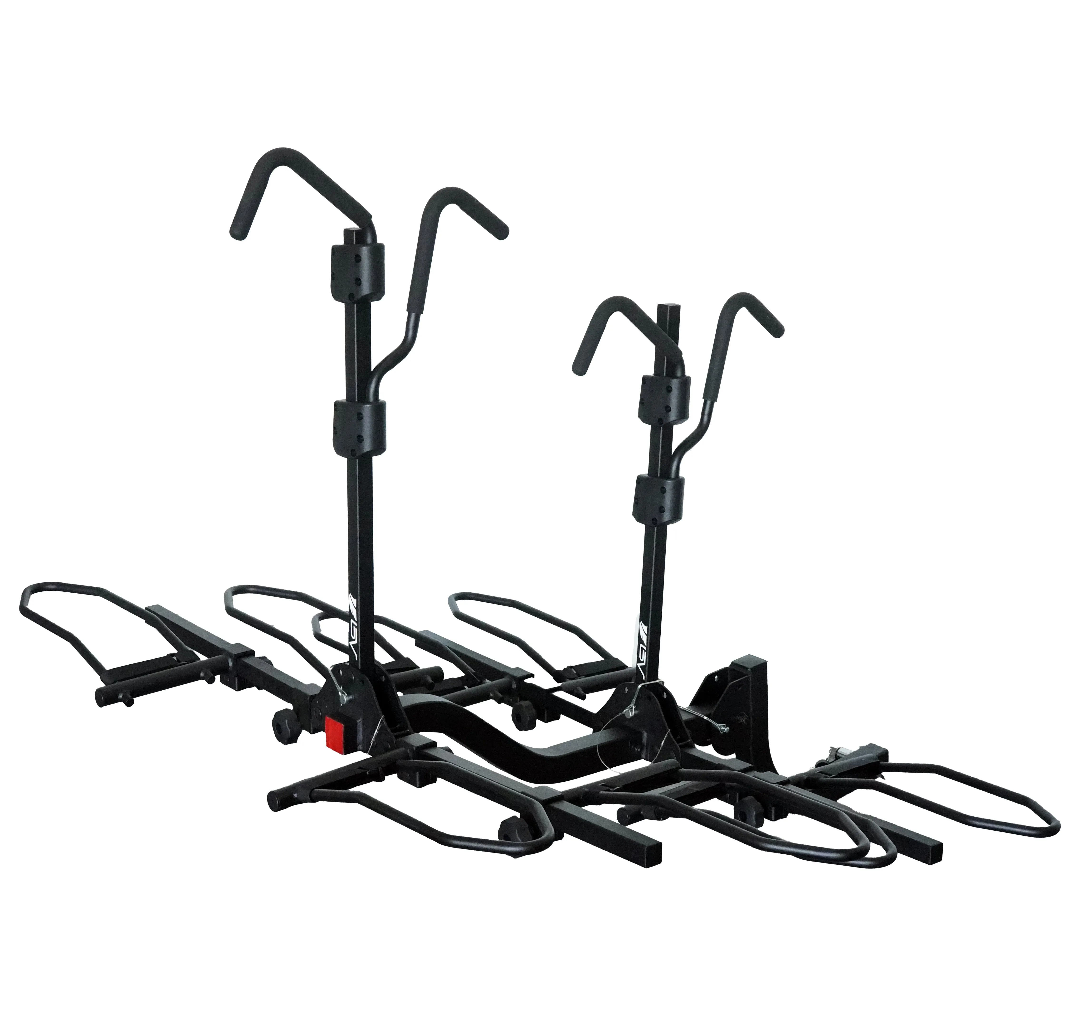 BV 4 Bikes Hitch Mount Rack Carrier for Standard Bikes, E-Bike, Fat Tire Bikes - Smart Tilting Design | BV-HR02-4-SF