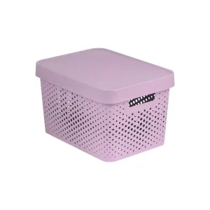Curver Openwork Container With A Lid Infinity 17L Pink