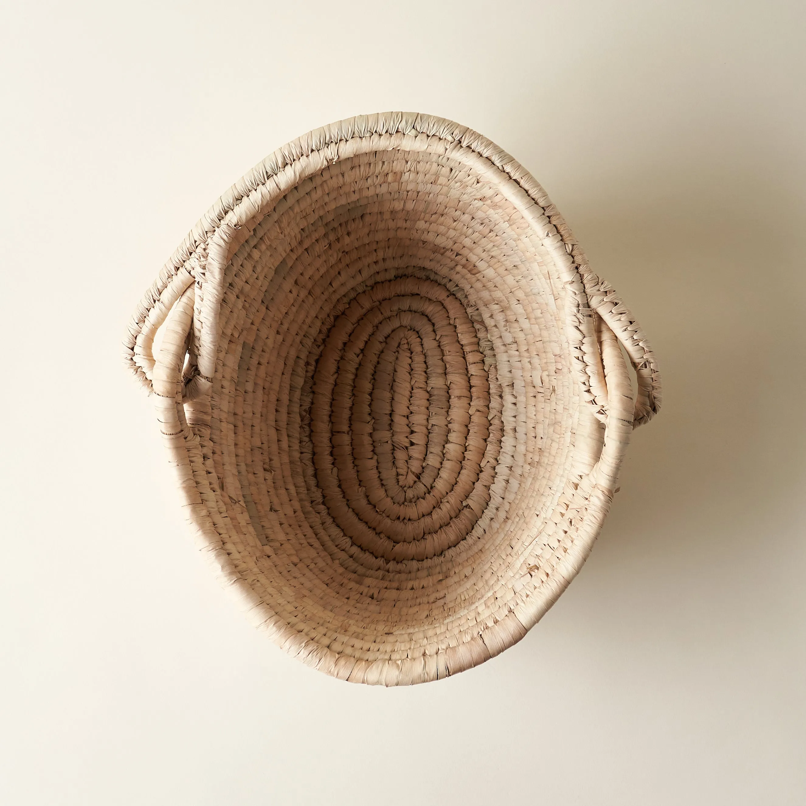 Date Leaf Basket with Handle