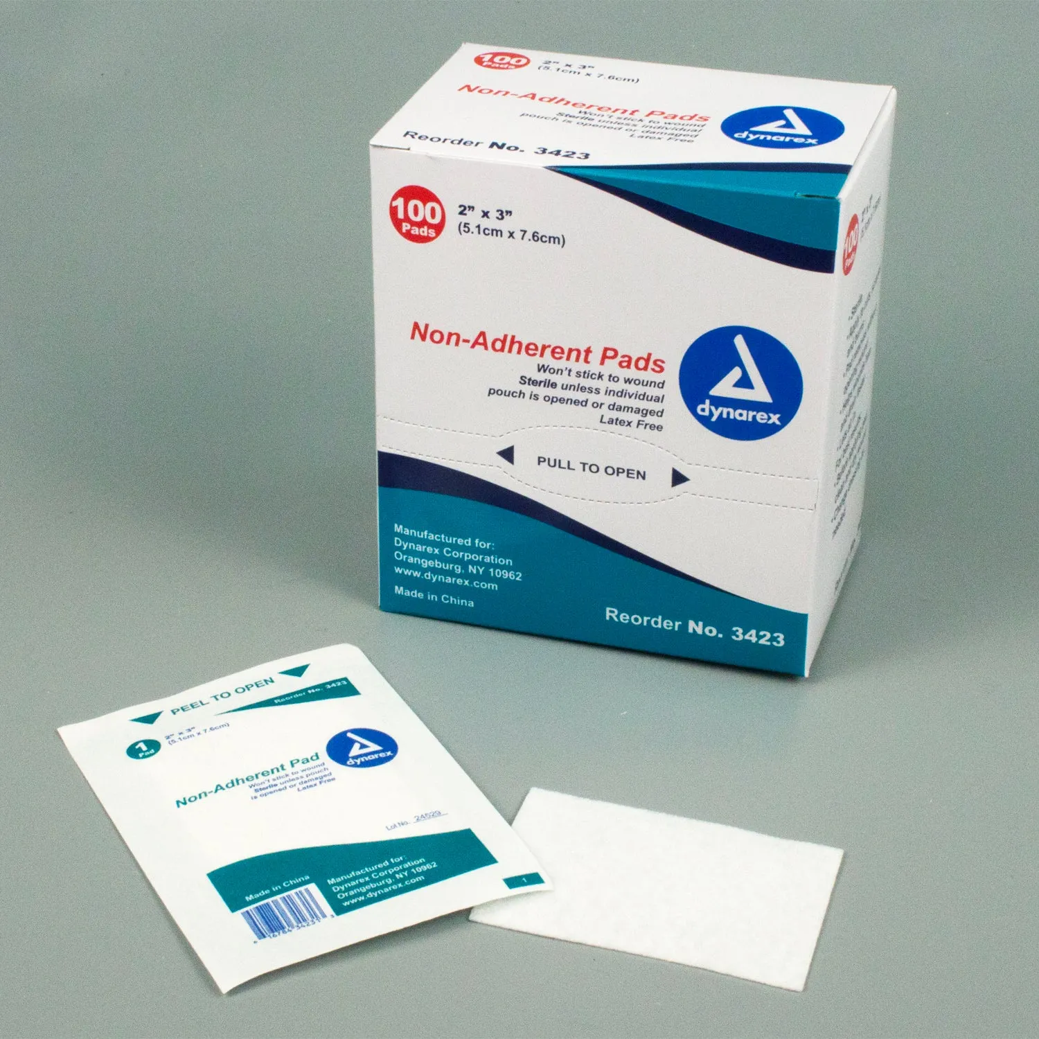 Dynarex Non-Adherent Pads, (Sterile)
