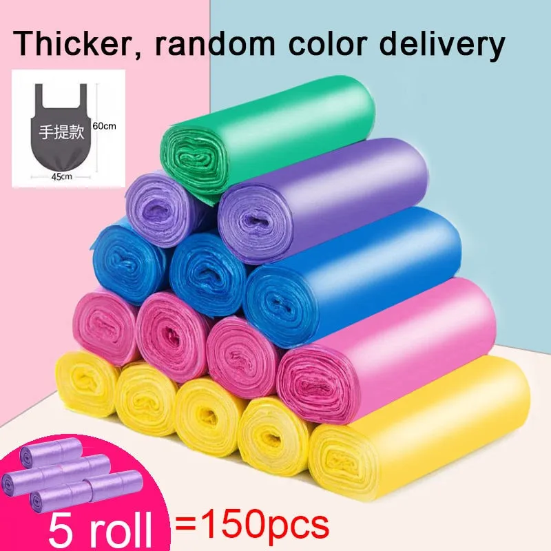 garbage bags disposable trash bags big waste bag trash can waste bin storage box holder trash bin kitchen home convenient