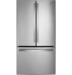 GWE22JYMFS GE® ENERGY STAR® 21.9 Cu. Ft. Fingerprint Resistant Counter-Depth French-Door Refrigerator