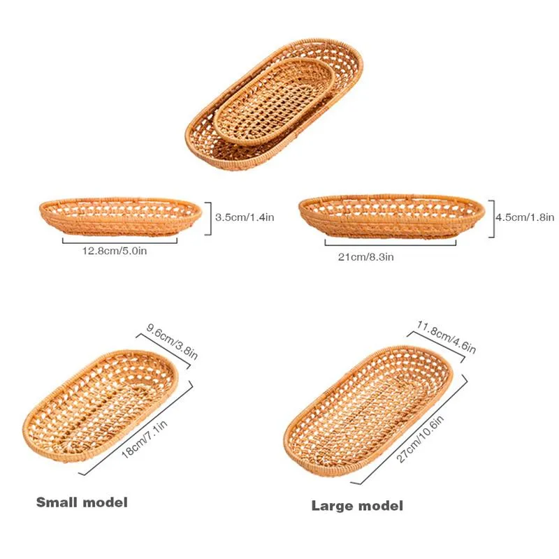 Hand-Woven Wicker Basket