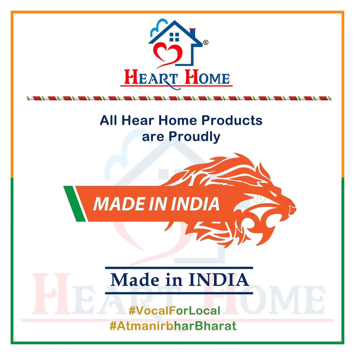 Heart Home Inner Steel 3 Container & 2 Plastic Spoon Lunch Box Set with Lock Lid & Bag Cover (Green)-HS42HEARTH25121