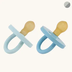 Hevea BumiBébé Round Pacifier 2 Pack - 3-36 Months