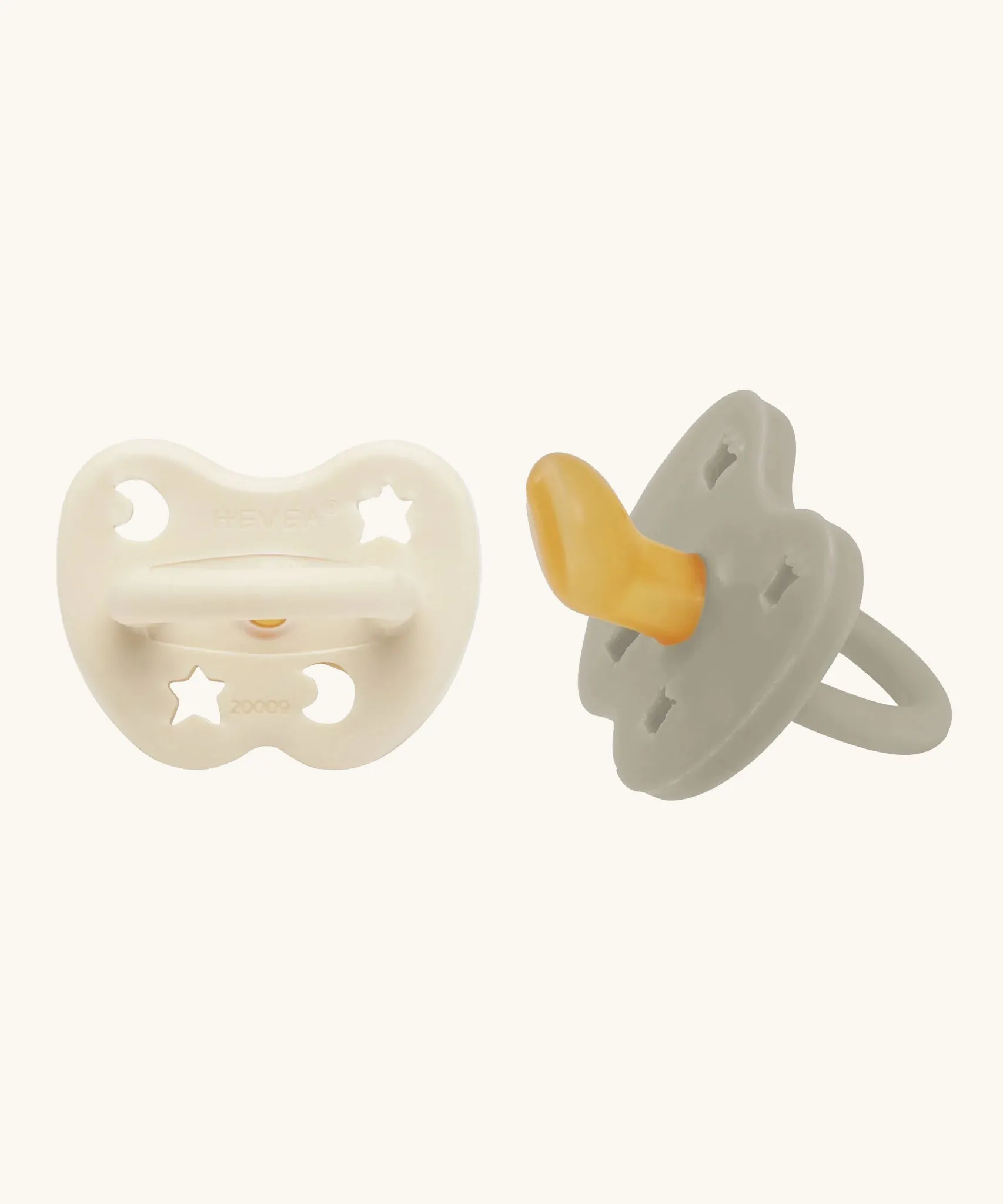 Hevea Orthodontic Baby Pacifier 2 Pack - 0-3 Months