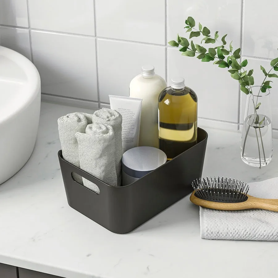 Ikea Uppdatera container 24x17 cm, black