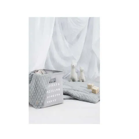 Jollein Basket ABC Soft Grey - Clearance