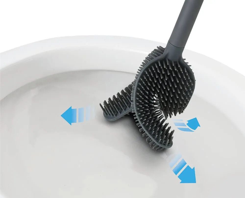 Joseph Joseph Flex 360 Luxe Stainless Steel Toilet Brush