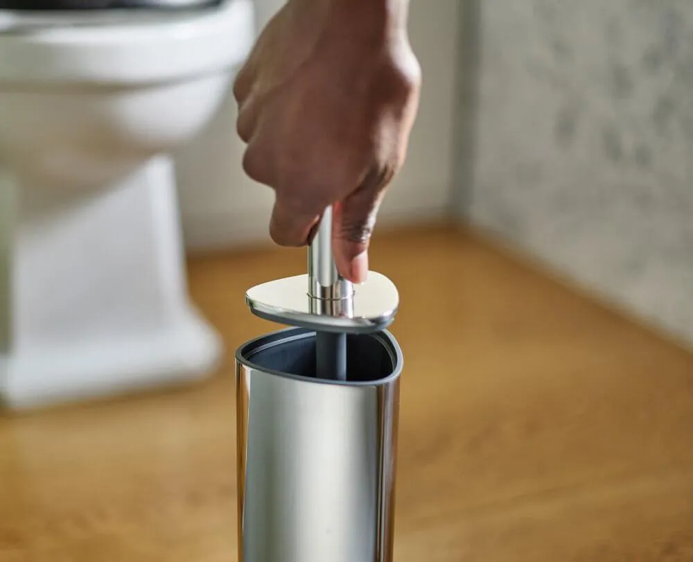 Joseph Joseph Flex 360 Luxe Stainless Steel Toilet Brush