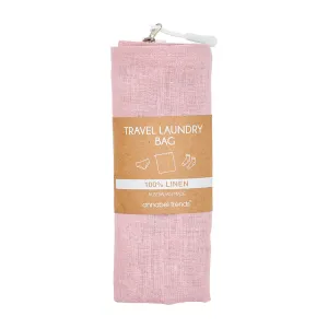 Laundry Bag - Linen -  Rose Pink
