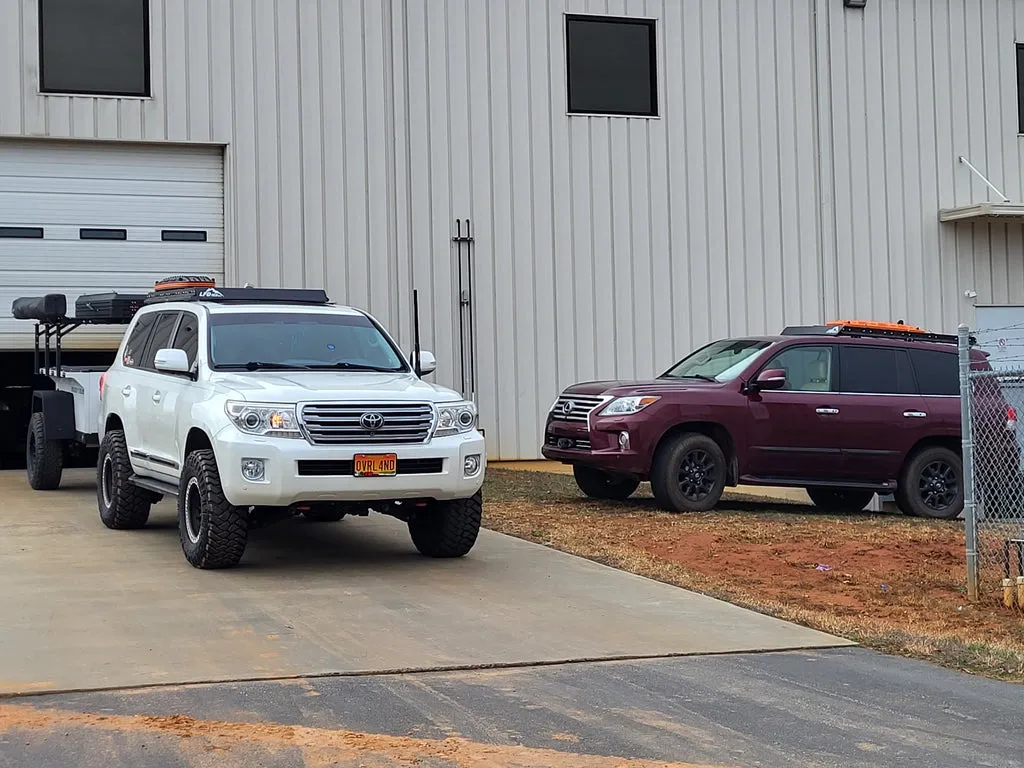 LFD Off Road 3/4 Roof Rack - Stainless Steel - LC200 and LX570
