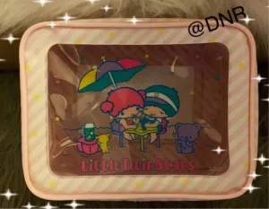 Little Twin Stars Cosmetics Pouch Stowage Case Japan