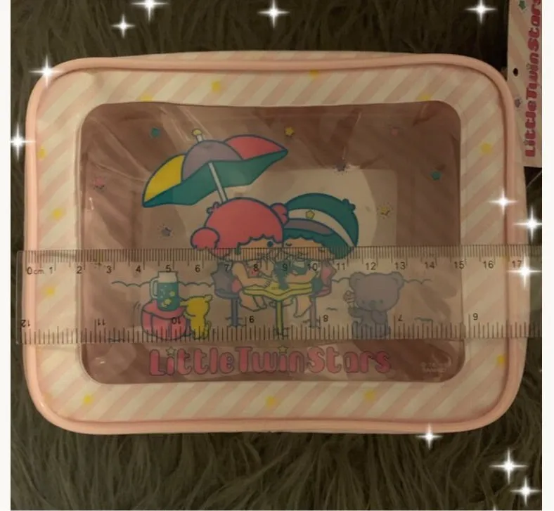 Little Twin Stars Cosmetics Pouch Stowage Case Japan
