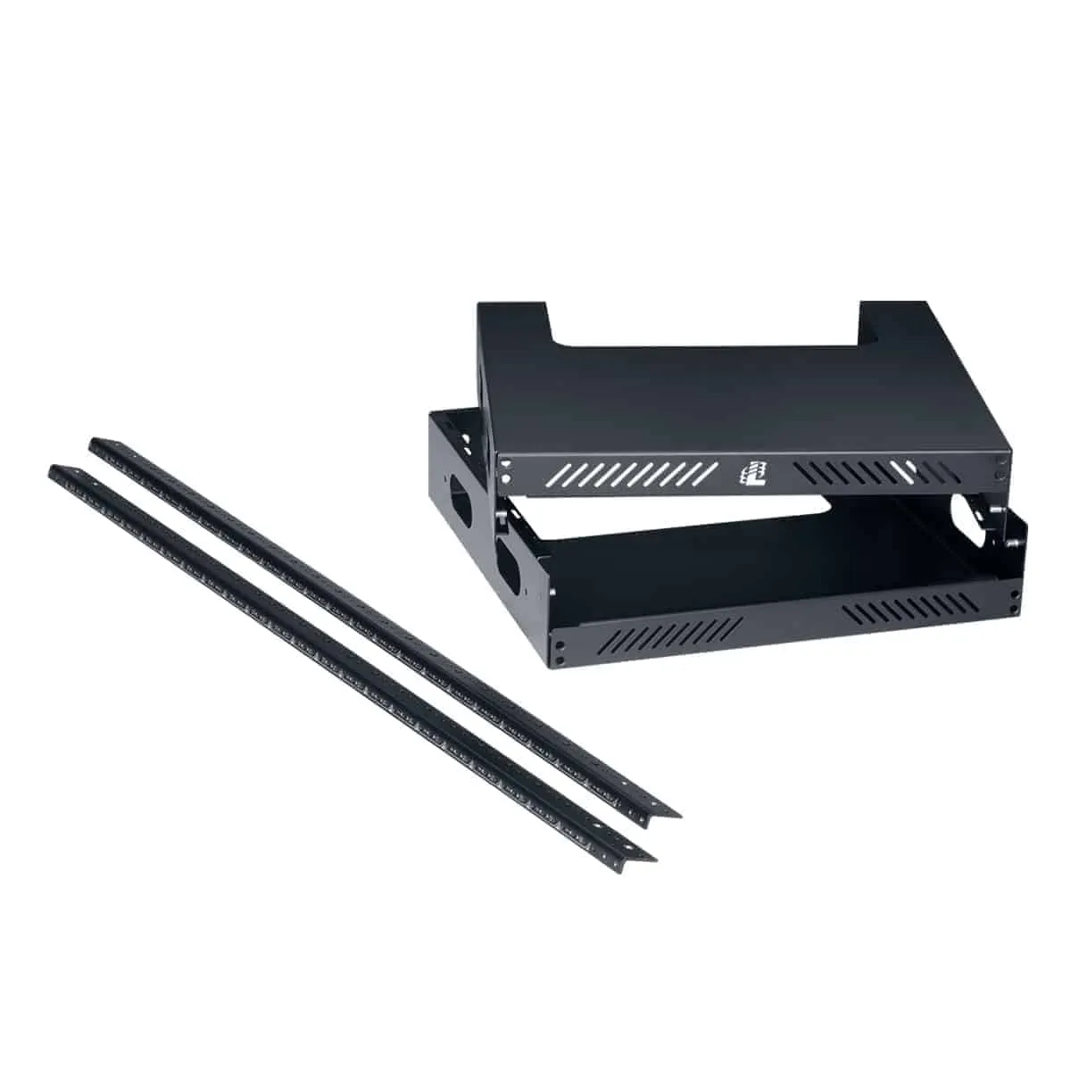 Lowell WXR-2218 Slim 22U Wall Mount AV Rack, 18-Inch Depth