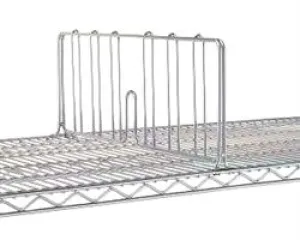 Metro DD14C Chrome Wire Shelf Divider for 14" Shelves