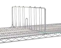 Metro DD14C Chrome Wire Shelf Divider for 14" Shelves