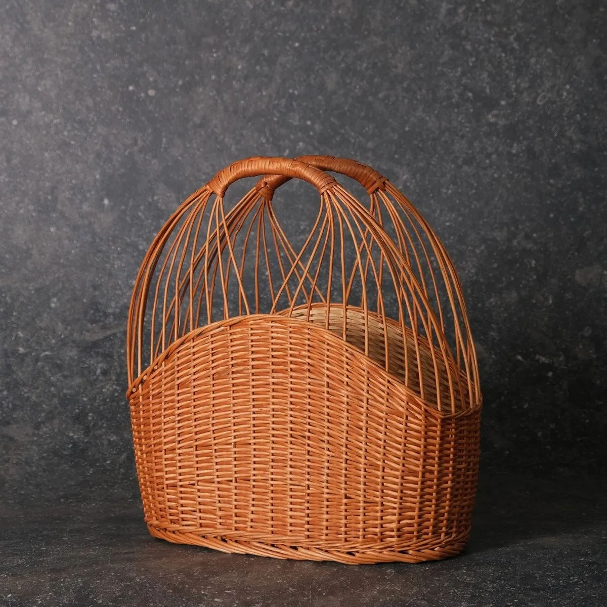 Multi-purpose Wicker Basket From Kashmir