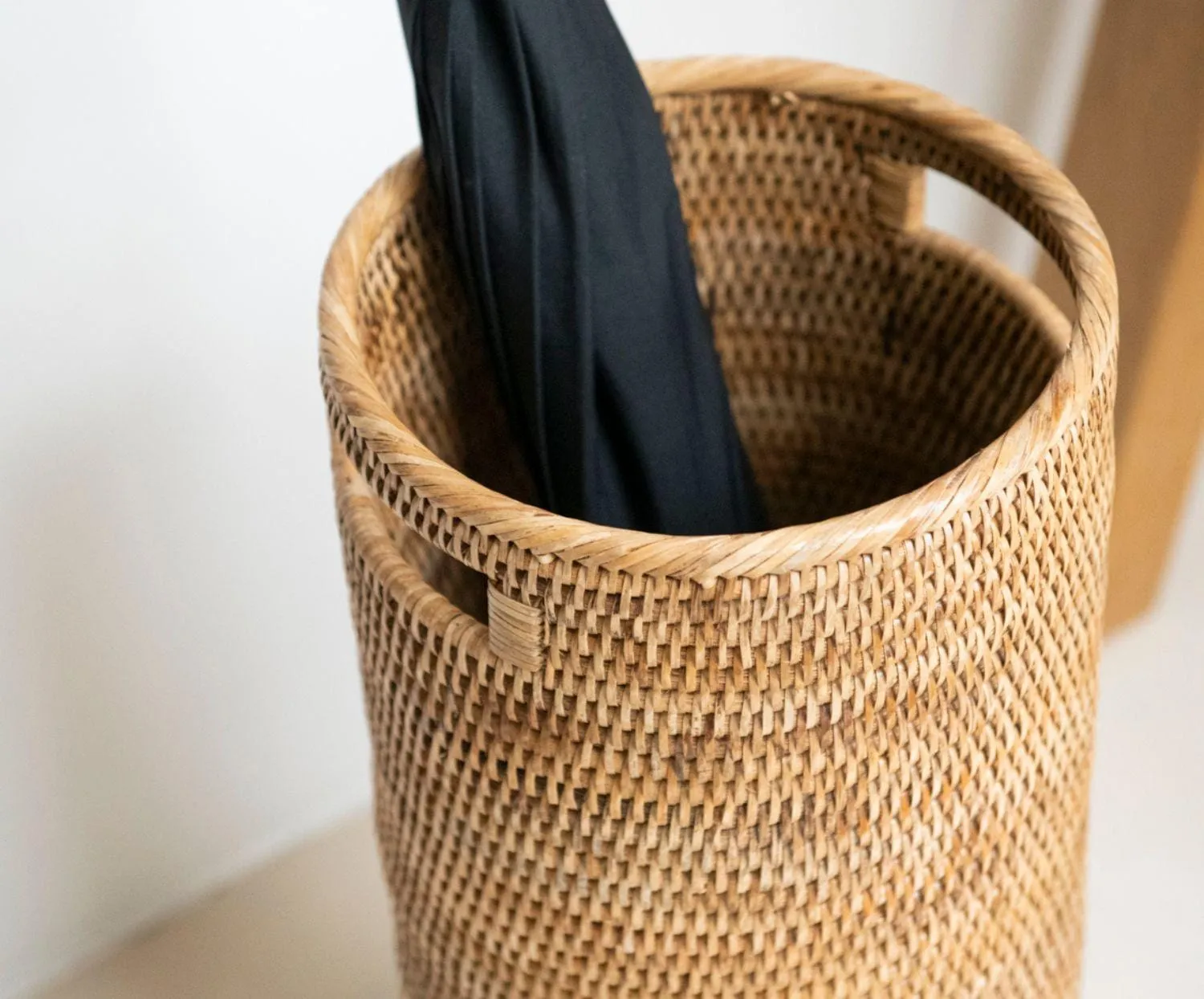 Organic Rattan Umbrella Stand | 23x53cm