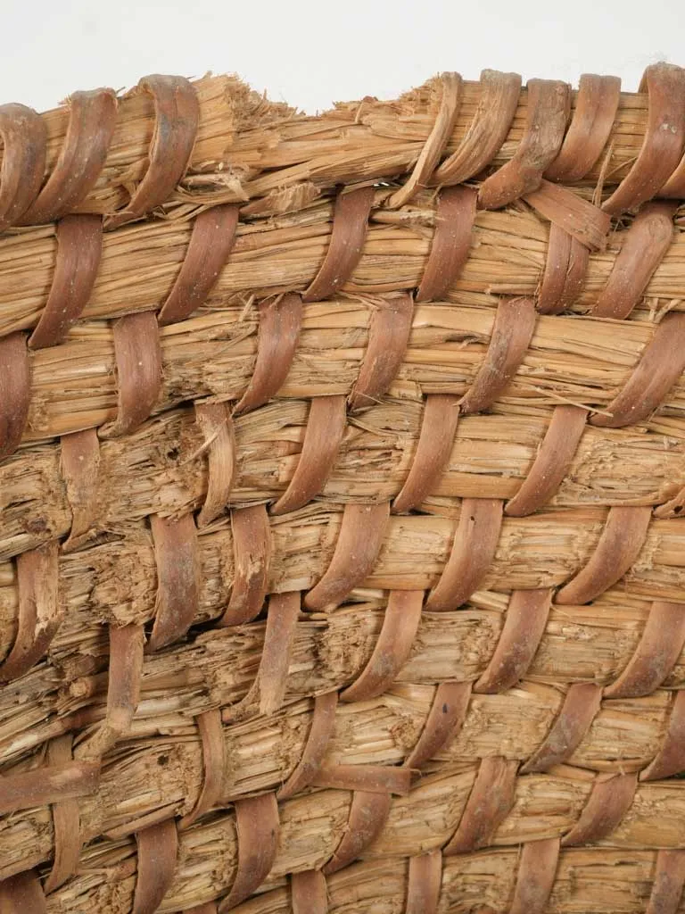 Pair of vintage French baker's  dough proving baskets 15¼"