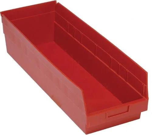 Quantum QSB214 Store-More Shelf Bins, 8.38" x 23.63" x 6"
