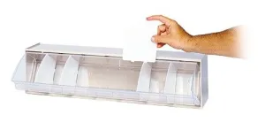 Quantum QTB412 Dividable Tip Out Bin with 1 Compartment, 23.63" x 5.25" x 5.93"