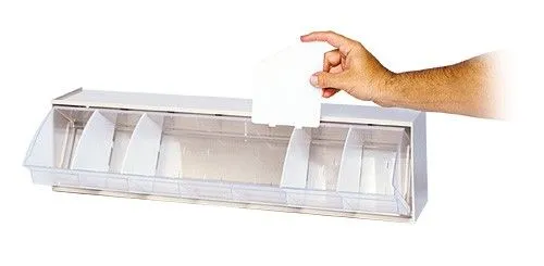 Quantum QTB412 Dividable Tip Out Bin with 1 Compartment, 23.63" x 5.25" x 5.93"