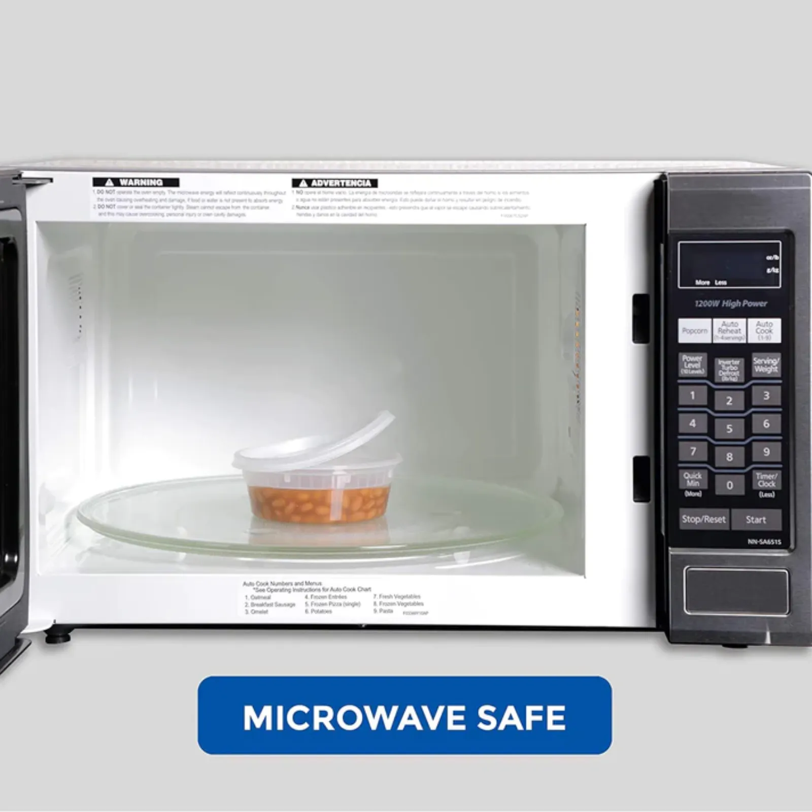 "BULK" Lightweight Clear Plastic Round Deli Container with Lids 8oz