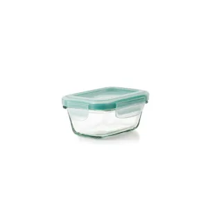 Rectangular Snap Glass Container