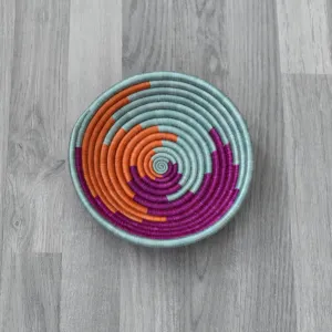 Rwandan basket - African wall basket 5