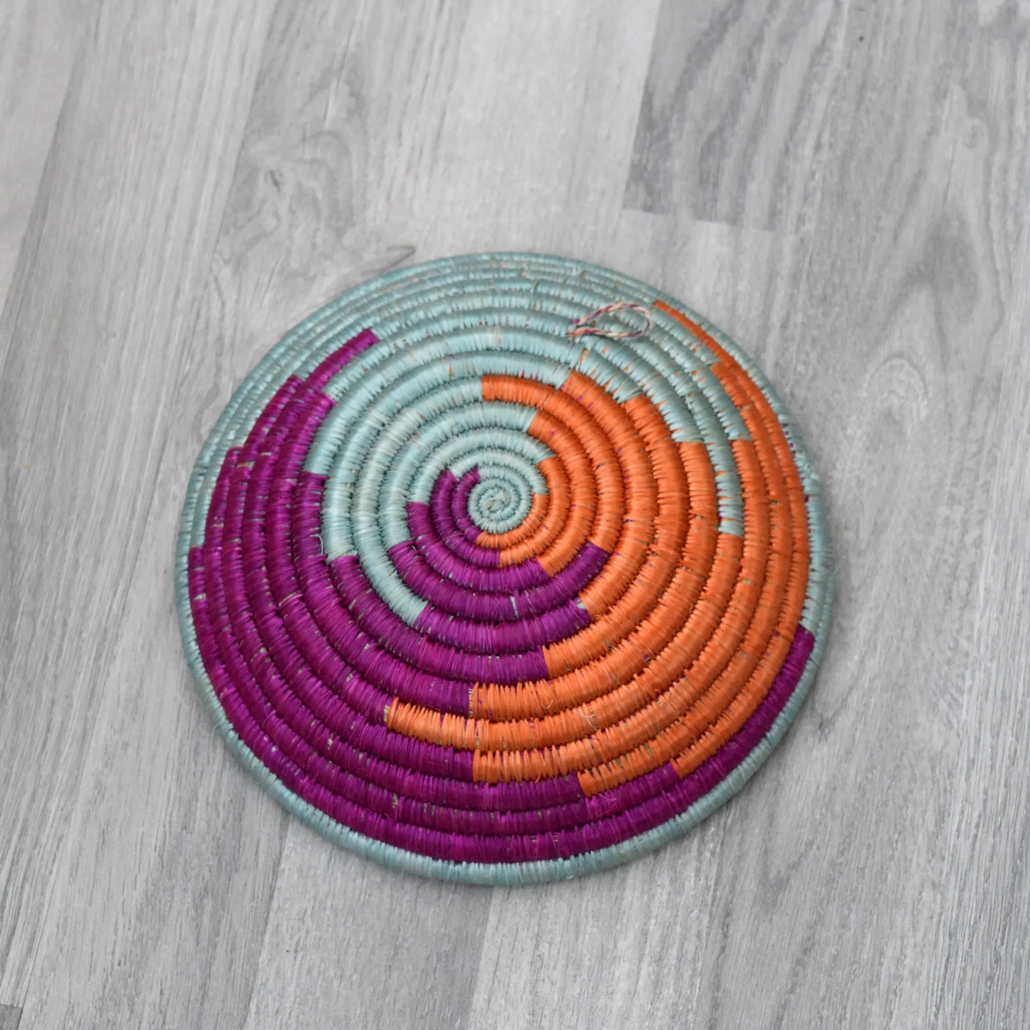 Rwandan basket - African wall basket 5