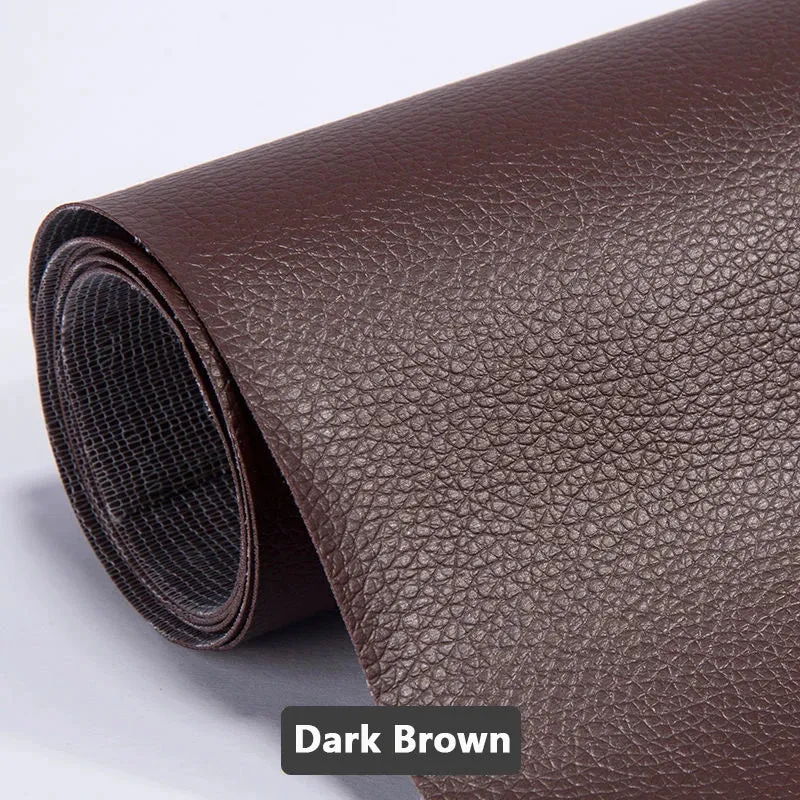 Self Adhesive Leather for Sofa Repair Patch Furniture Table Chair Sticker Seat Bag Shoe Bed Fix Mend PU Artificial Leather Skin