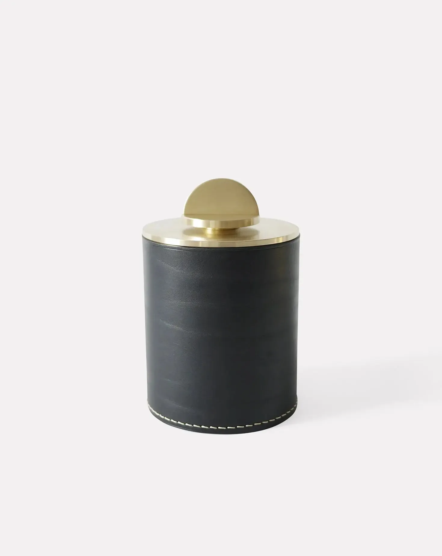 Set of 2 Julie Black XL Leather Box