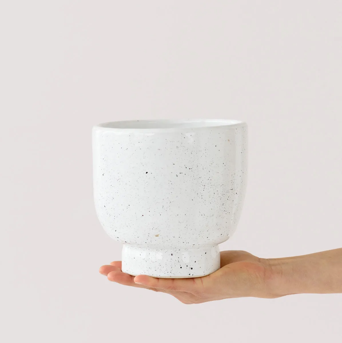 Shing Plinth Planter - Speckles