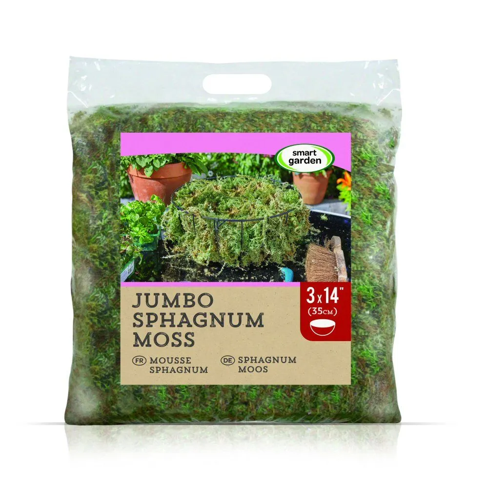 Smart Garden Jumbo Sphagnum Moss Hanging Basket Liner