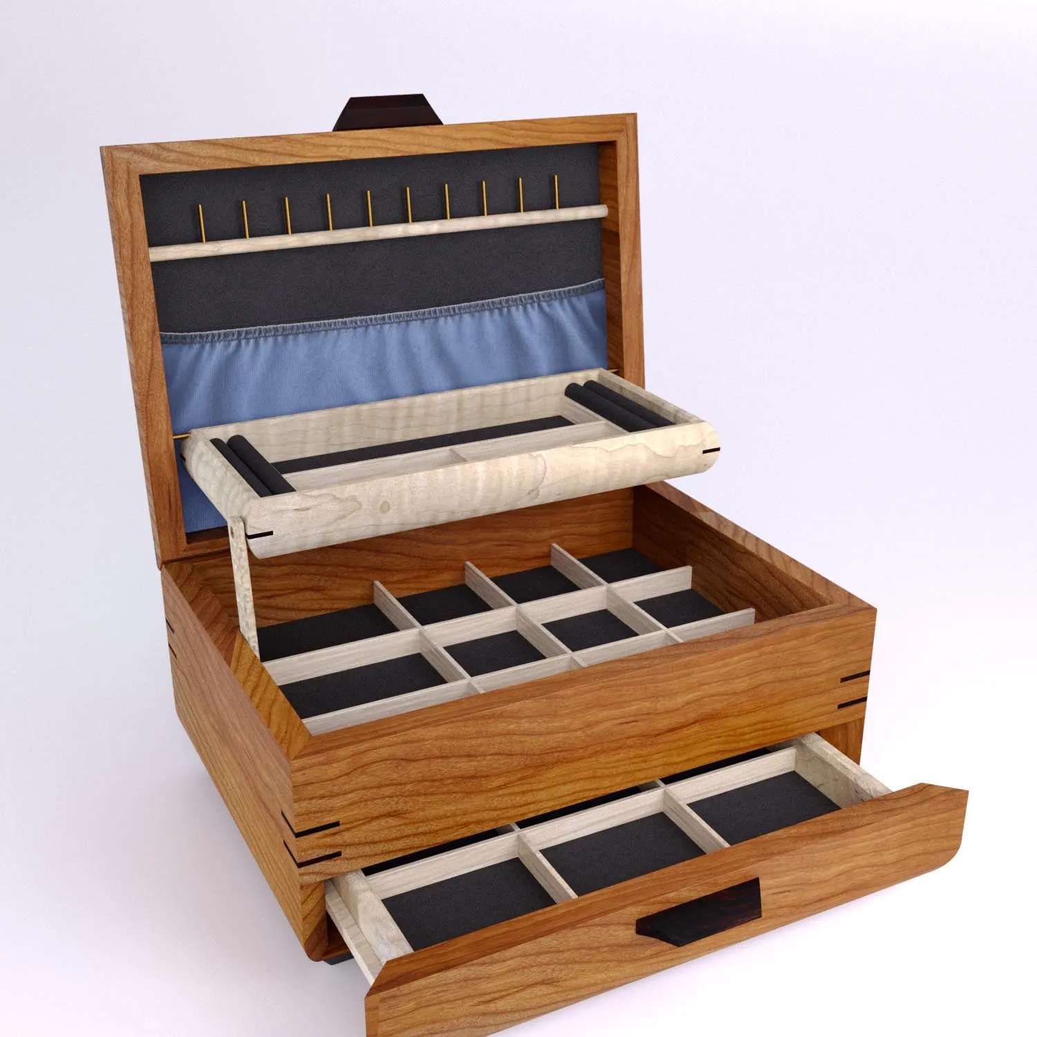 Sophisticated Large Jewelry Box (Chest)