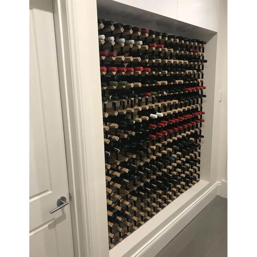 Vino Stack 6 Pocket Mahogany Wine Rack