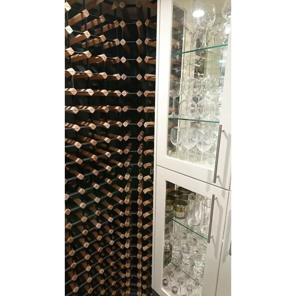 Vino Stack 6 Pocket Mahogany Wine Rack