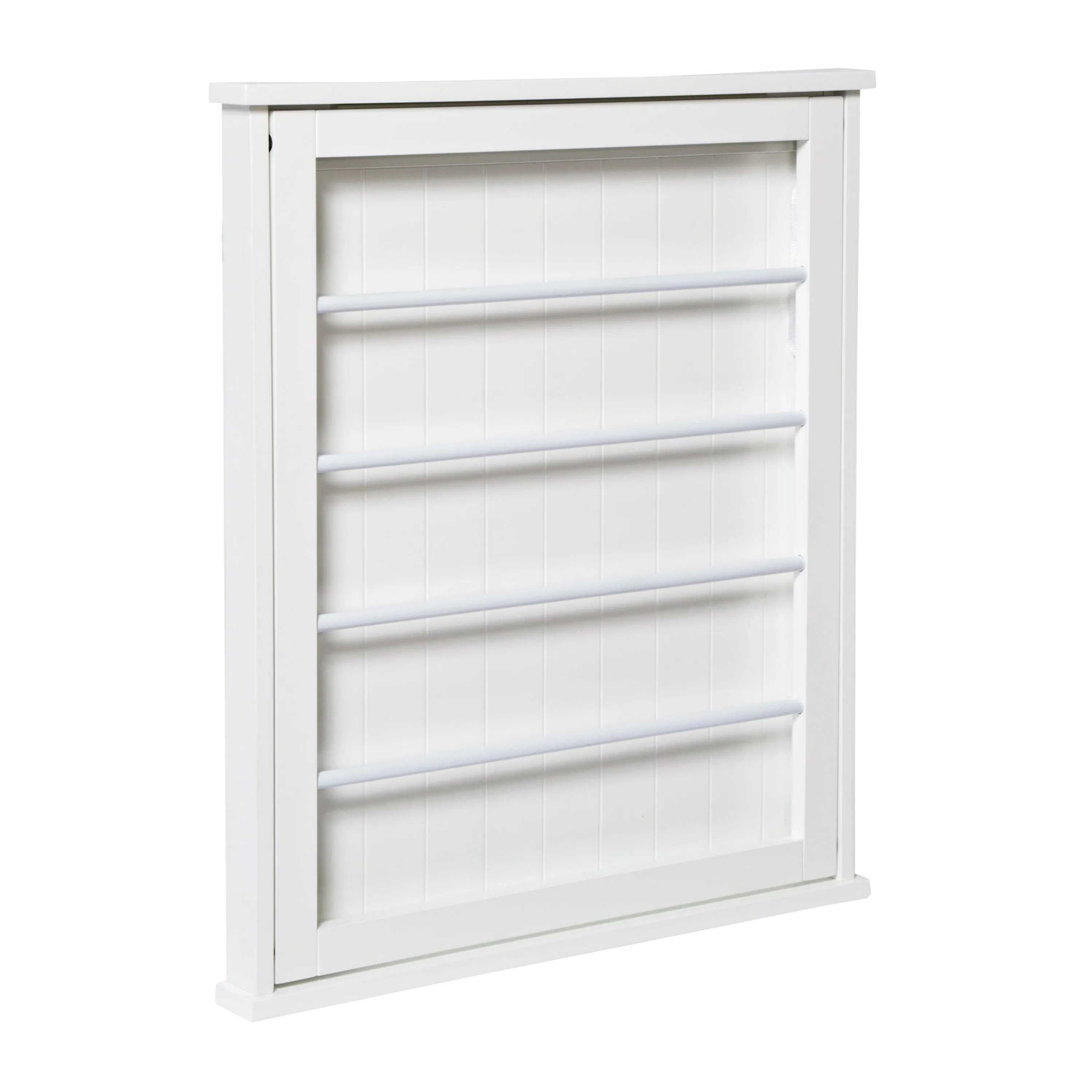 White Folding Over-the-Door or Wall-Mount Drying Rack (80-Feet)