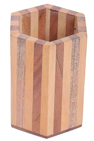 Wooden Pen Stand
